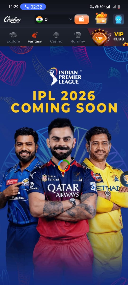 GoPlay11 live score tracking